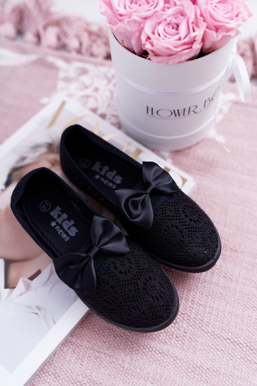 Дитячі молодіжні черевики для тенісу на шнурівці Чорні Dudi