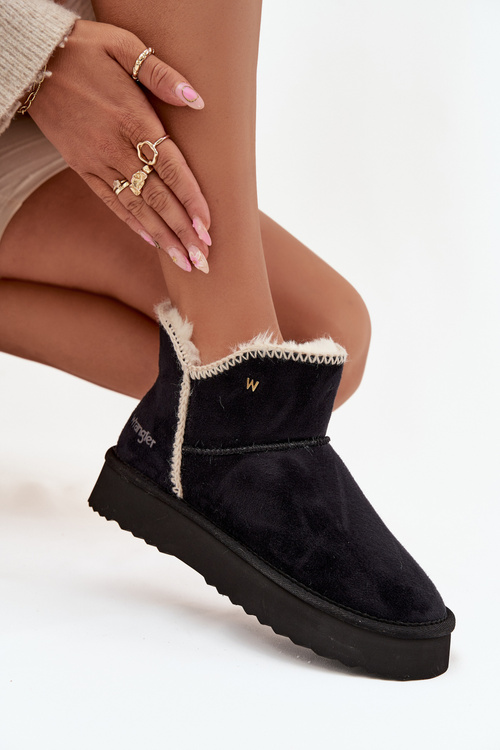 Жіночі зимові чоботи на платформі Wrangler 20253093.25Y Чорні