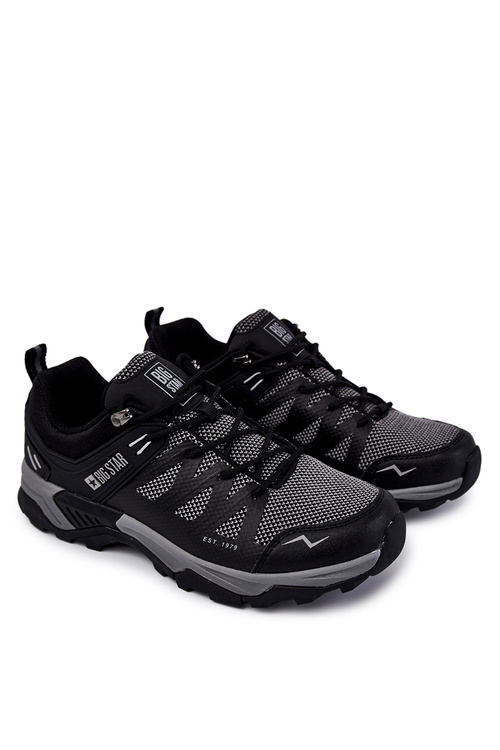 Чоловіче спортивне взуття Trappers Memory Foam Big Star KK174105 Чорний