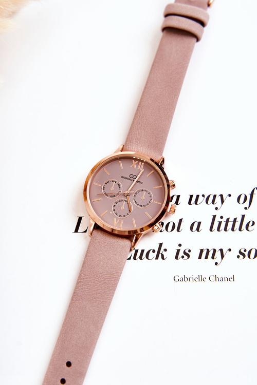 Жіночий наручний годинник Giorgio & Dario брудно-рожевий