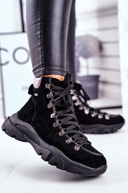 Жіноче взуття Trekker Leather Suede Big Star GG274893