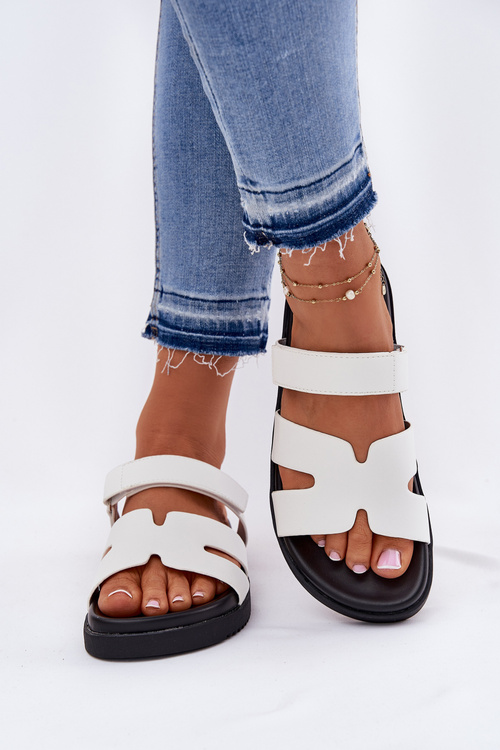 Жіночі Сандалі З Велкро Vinceza 17401 Білі