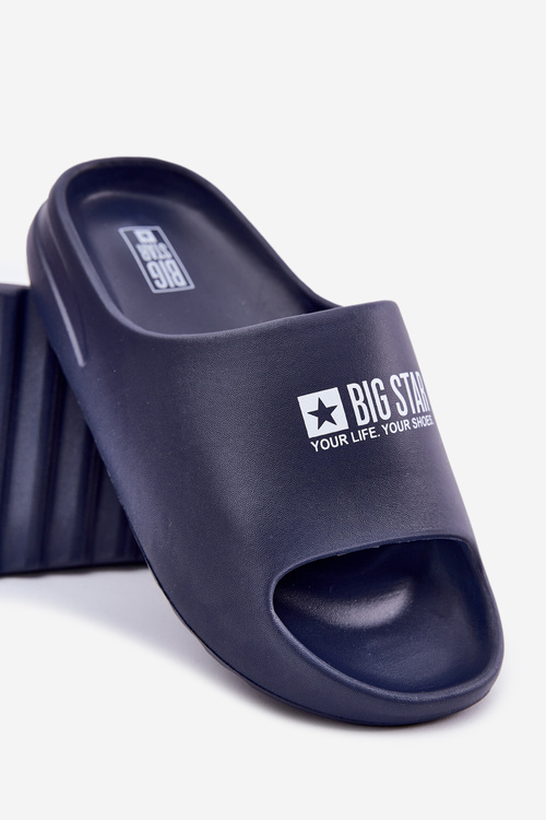 Чоловічі Пінні Сандалі З Логотипом Big Star RR174A014 Темно-сині