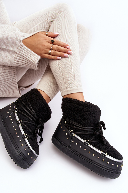 Жіночі снігові черевики з підкладкою Black Rohes