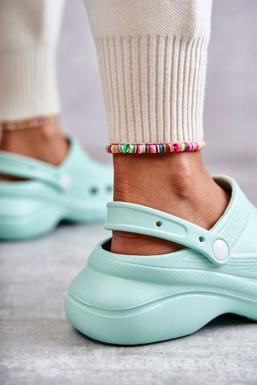 Жіночі поролонові тапочки Crocs Mint Coline