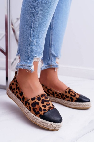 Жіночі еспадрільї Leopard Flates
