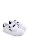 Дитячі кросівки на липучці Big Star JJ374108 біло-чорні