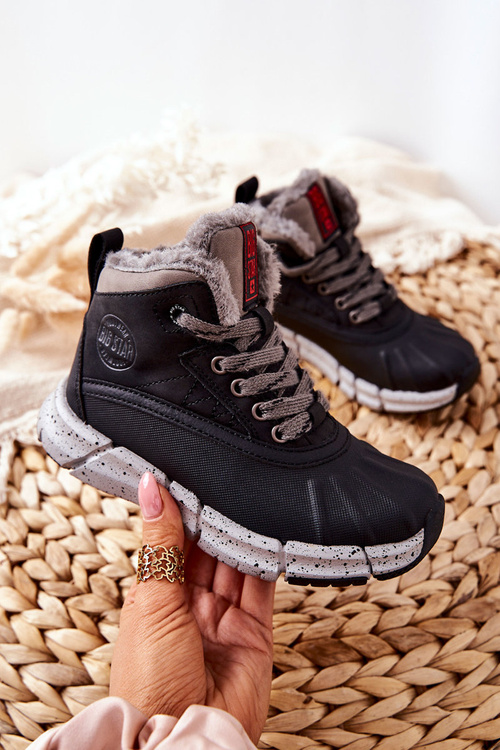 Чоботи дитячі утеплені Big Star II374074 Чорні