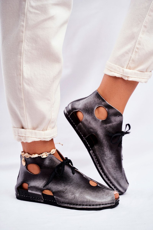 Жіночі броги Maciejka Grey 03426-03