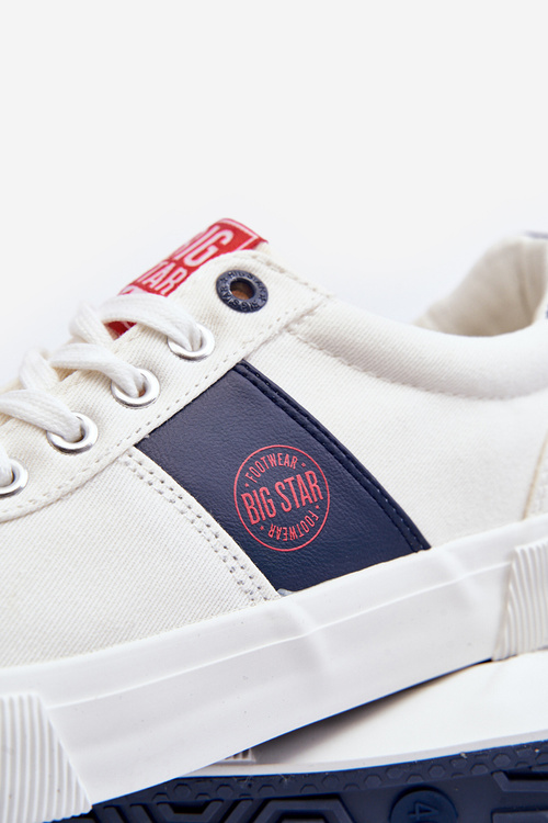 Чоловічі тканинні кросівки Big Star JJ174253 Білі