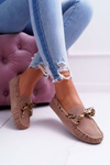 Жіночі мокасини Lu Boo Comfortable Beige Plummy