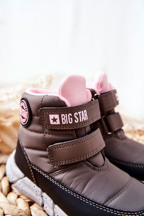 Дитячі снігові черевики Memory Foam Big Star II374071 сірі