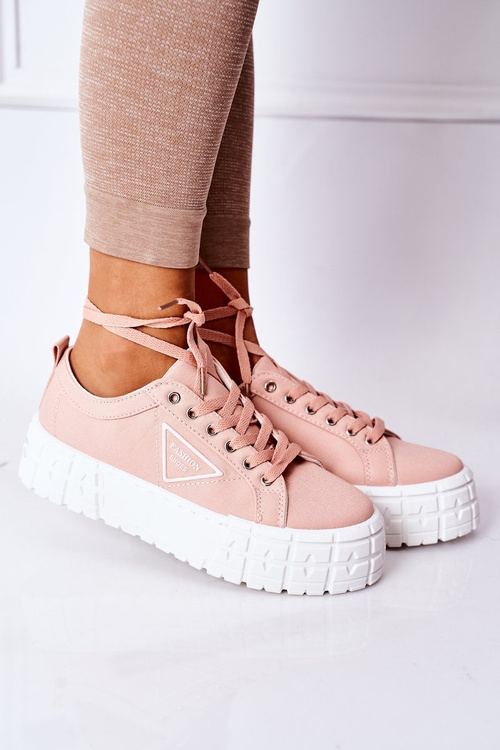 Жіночі кросівки на платформі Рожеві Big City Life