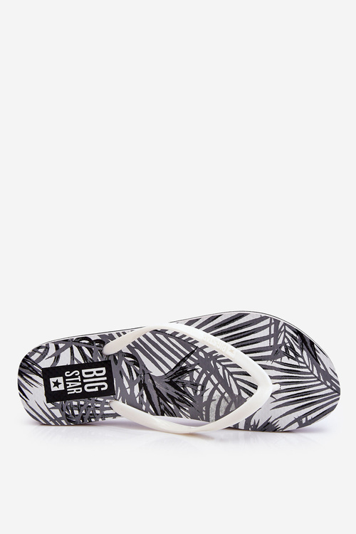 Жіночі модні шльопанці Big Star LL274818 Білі