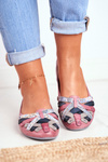 Жіночі шкіряні балетки Maciejka Pink 01358-15