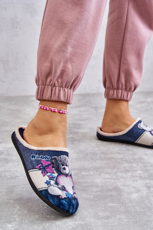 В'єтнамки Befado Teddy Bear With Heart 155D210 Navy Blue