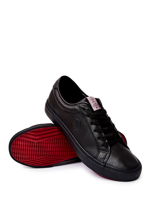 Чоловічі шкіряні кросівки Cross Jeans JJ1R4022C чорні