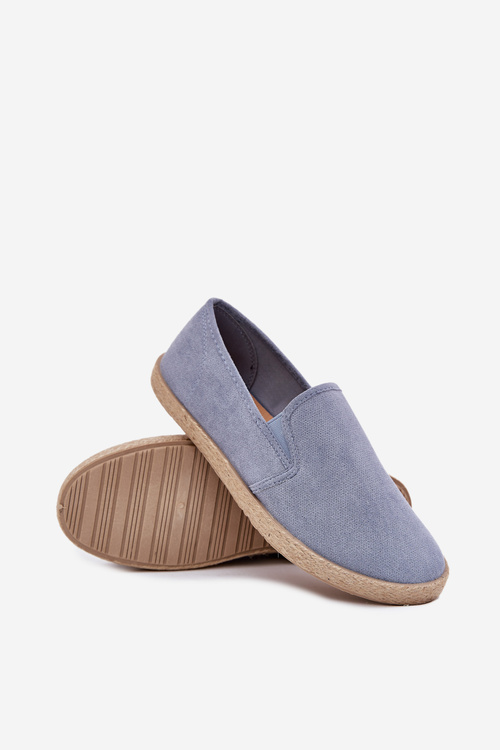 Чоловічі еспадрильї з еко замші сині Lunaria