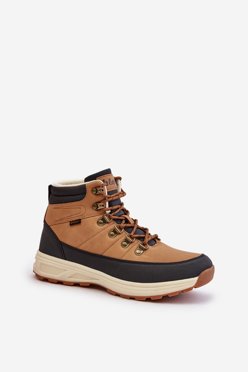 Утеплені чоловічі туристичні черевики коричневі Lee Cooper LCJ-24-03-3035M