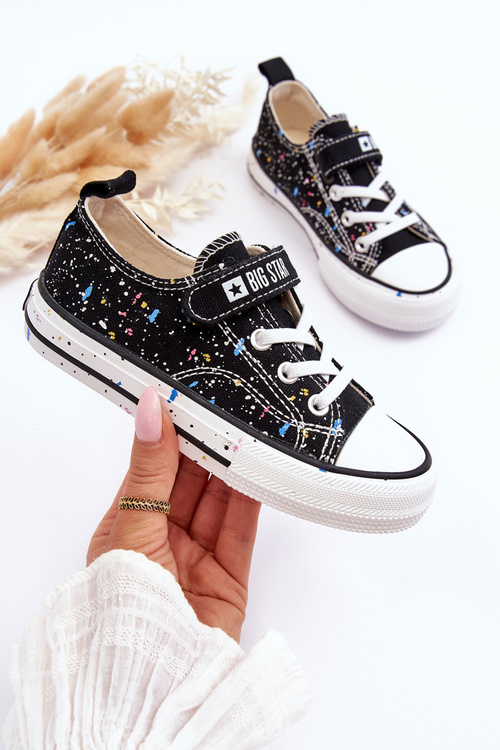 Дитячі кросівки на липучці Big Star LL374063 Чорні