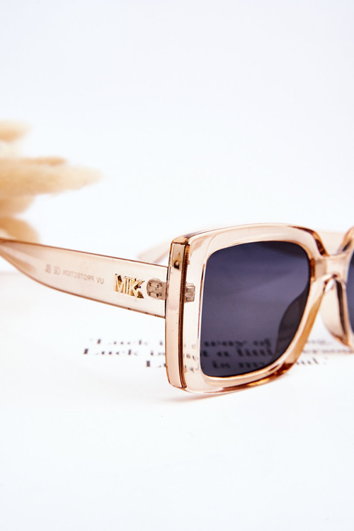 Сонцезахисні окуляри з декором M2366 Помаранчеві