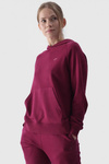 Жіноча толстовка без блискавки фіолетова 4F 4FWMM00TSWSF1468-51S