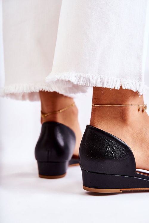 Шкіряні сандалі Maciejka 1971-63 Чорні