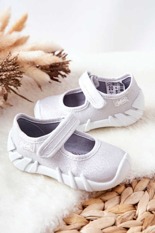В'єтнамки Ballerinas Befado Shiny 109P222 Silver