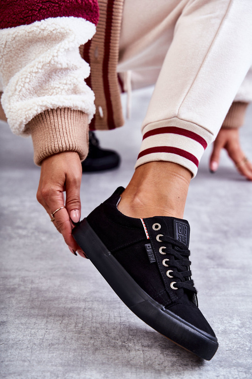 Жіночі низькі кросівки Big Star KK274004 Чорні