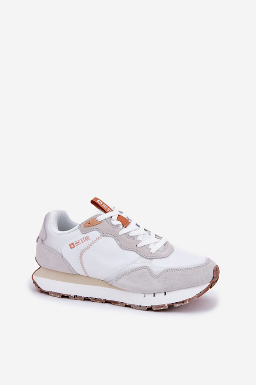 Замшеве Легке Спортивне Взуття Для Жінок Big Star RR274235 HI-POLY SYSTEM Бежеві