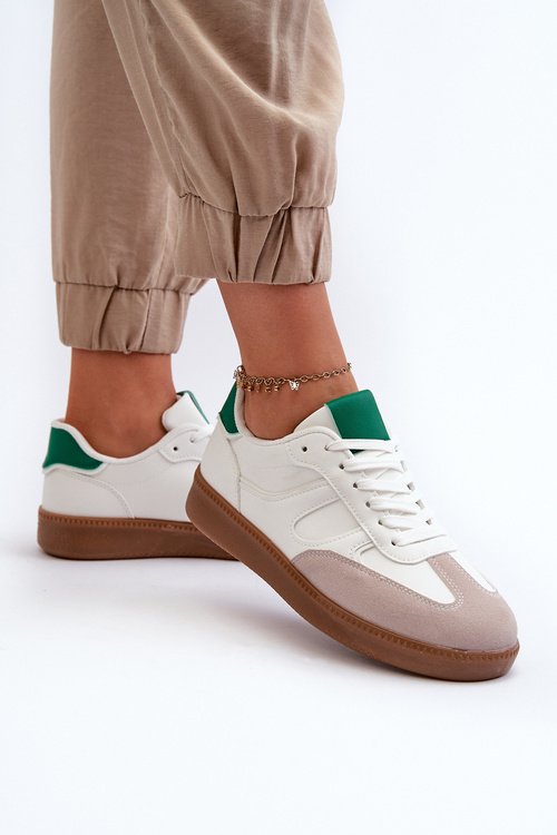 Низькі жіночі білі спортивні кросівки Uvetta