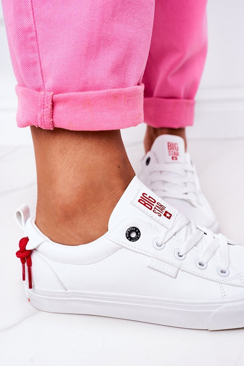 Жіночі шкіряні кросівки BIG STAR GG274160 Білі