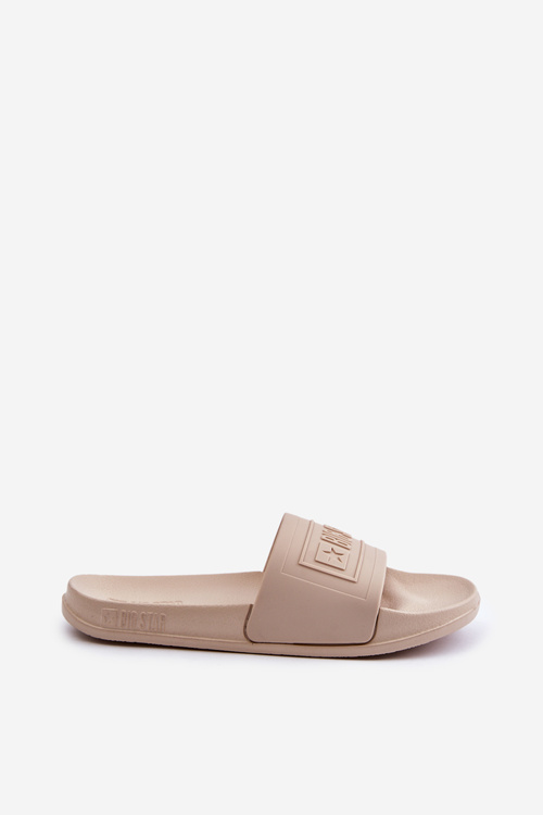 Світлі жіночі тапочки Big Star OO274035 Beige