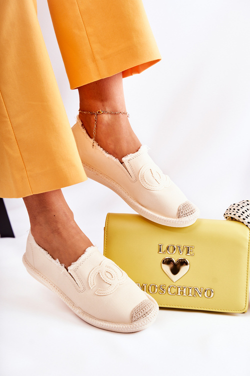 Жіночі еспадрільї бежевого кольору