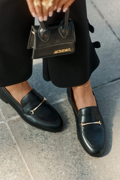 Шкіряні Напівчеревики Мокасини Жіночі Maciejka K6809-01 Чорні