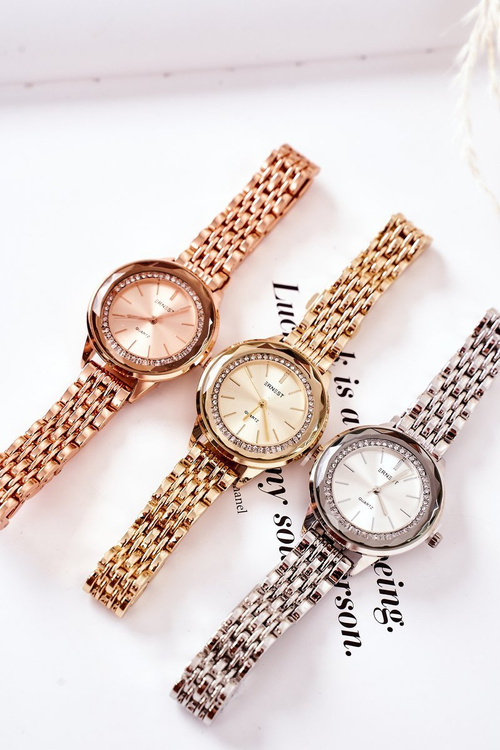 Watch On Браслет із кубічним цирконієм ERNEST Rose Gold