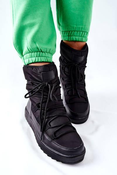 Жіночі зимові черевики чорні Cironeus