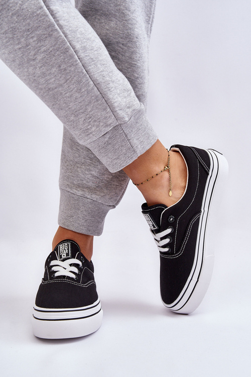 Жіночі кросівки на платформі Big Star LL274230 Чорні