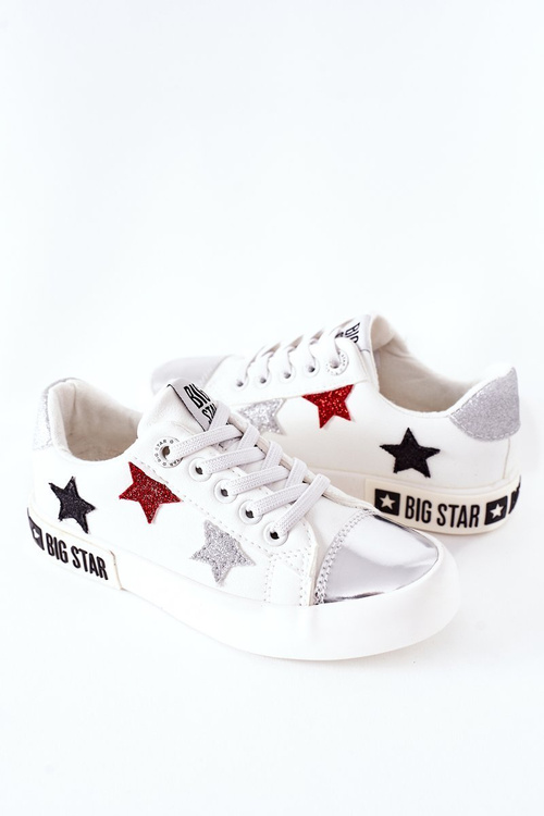 Дитячі шкіряні кросівки BIG STAR II374032 Білі
