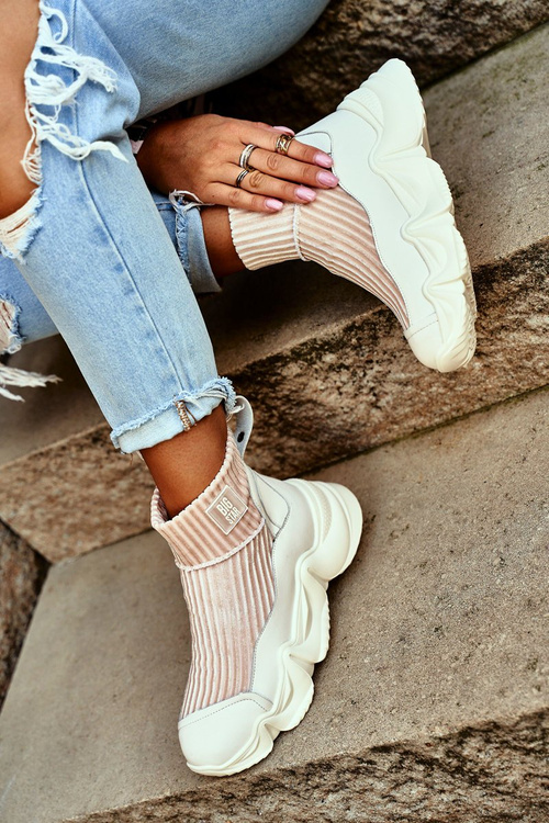 Жіночі високі кросівки Big Star White GG274608