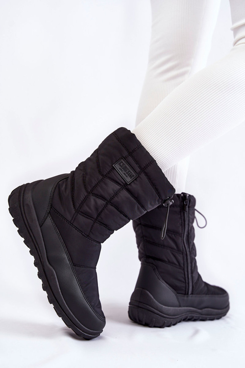 Жіночі високі теплі зимові черевики Big Star KK274599 Чорні
