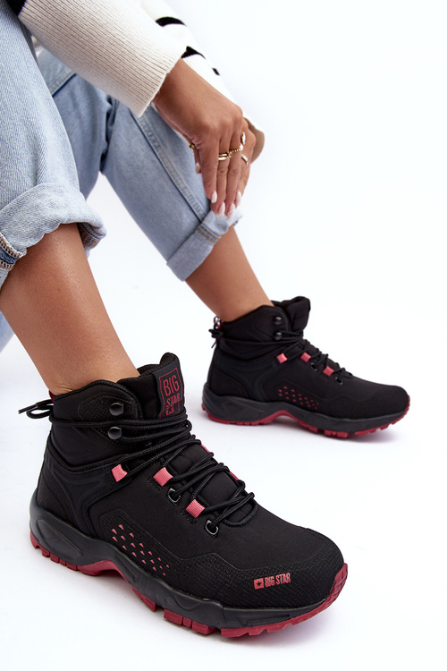 Чоловіче трекінгове взуття Trappers Memory Foam System Black Big Star MM274562