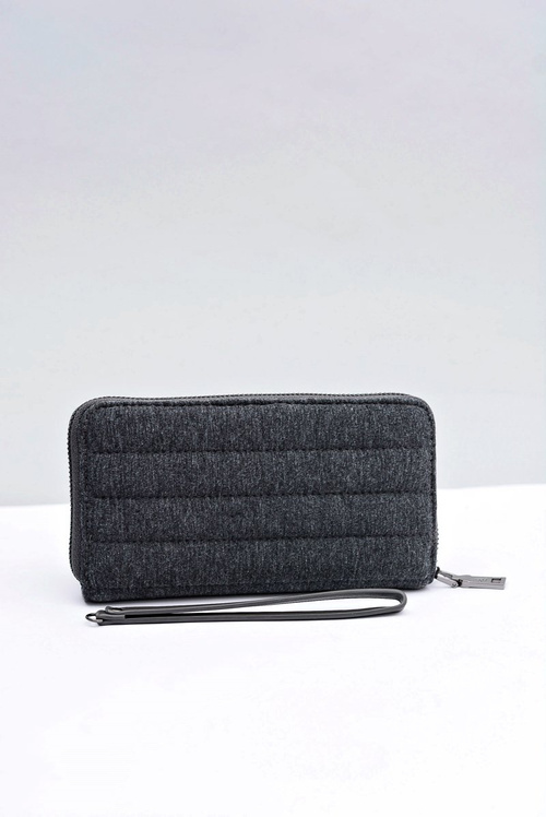 Великий сірий жіночий гаманець DIANA&CO