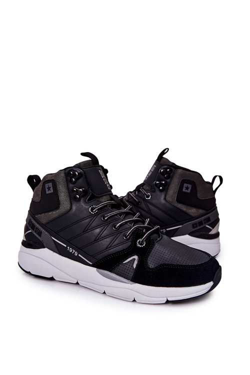 Високі чоловічі черевики Big Star II174223 Чорні