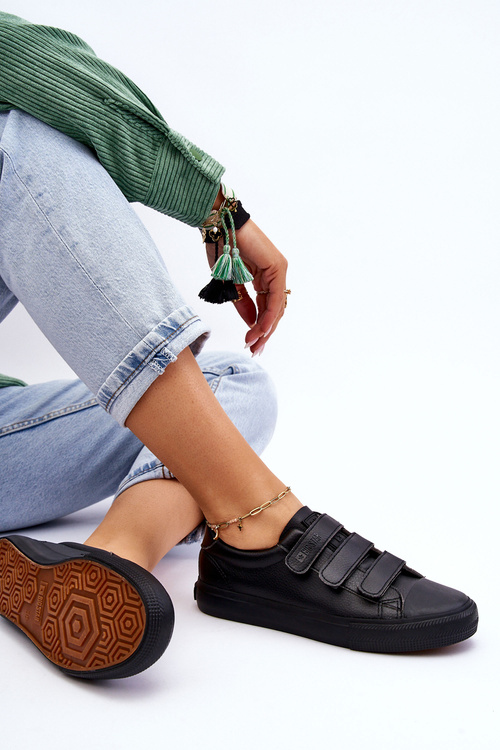 Класичні кросівки на липучці Big Star LL274A206 Чорні