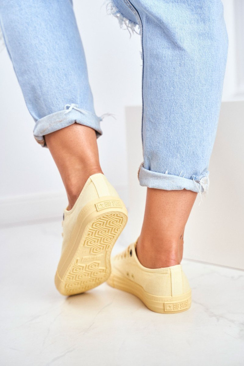 Жіночі низькі кросівки Big Star DD274441 Жовті