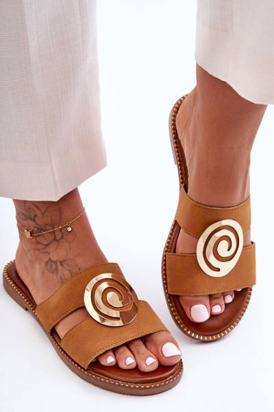 Стильні тапочки з дзеркальним орнаментом Camel Deep Breath