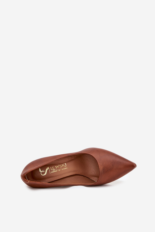 Шкіряні Туфлі Lewski 3117 Темно-коричневі