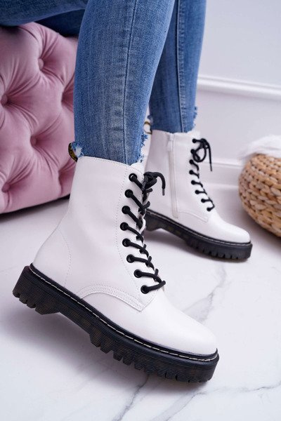 Чоботи жіночі Glans Workers White Barski 56-5