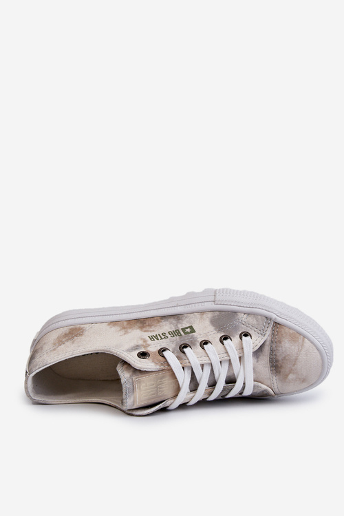 Модні низькі кросівки Big Star LL274043 біло-сірі